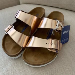 Birkenstock Arizona Metallic Copper